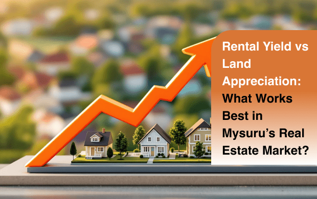 Rental Yield vs Land Appreciation: What Works Best in Mysuru’s Real Estate Market?